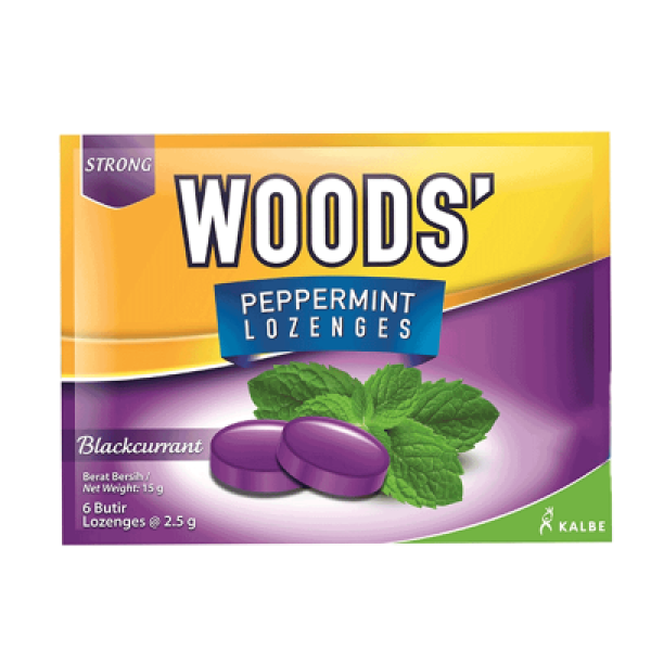 WOODS DROPS BLACKCURRANT 15G