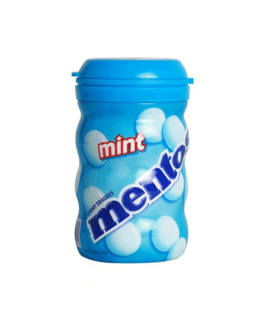 MENTOS (BOTTLE) MINT 120G