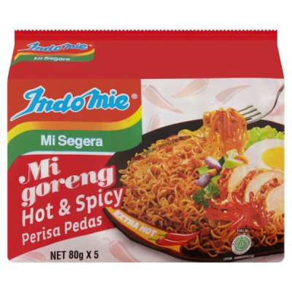 INDOMIE MI GORENG PERISA PEDAS 80GX5