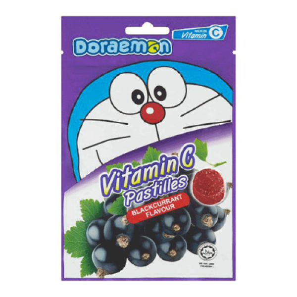 BIGFOOT DORAEMON VIT C PASTILLES BLACKCURRANT 40G