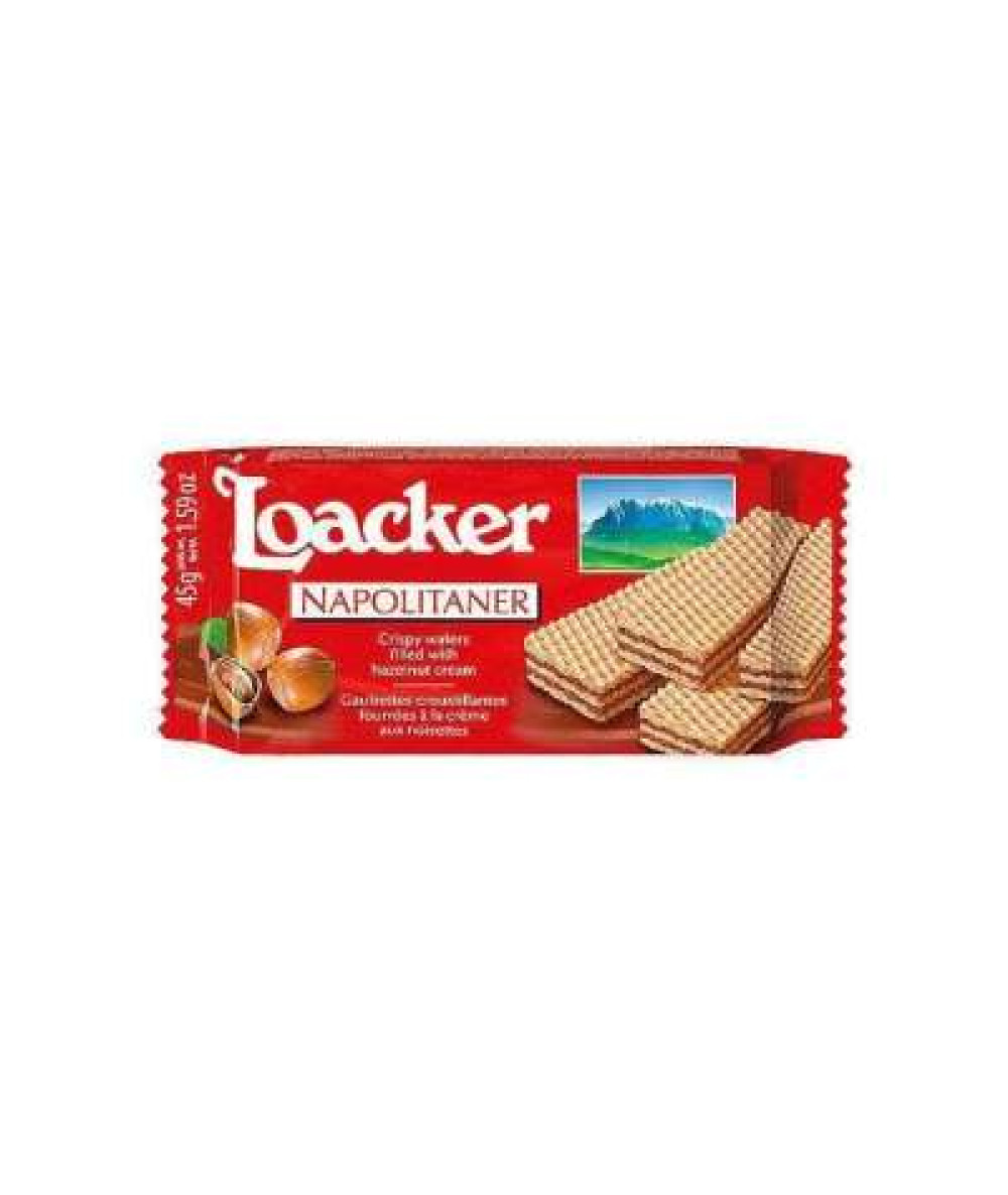 LOACKER WAFFLES NAPOLITANER 45G