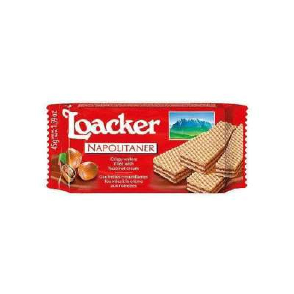 LOACKER WAFFLES NAPOLITANER 45G