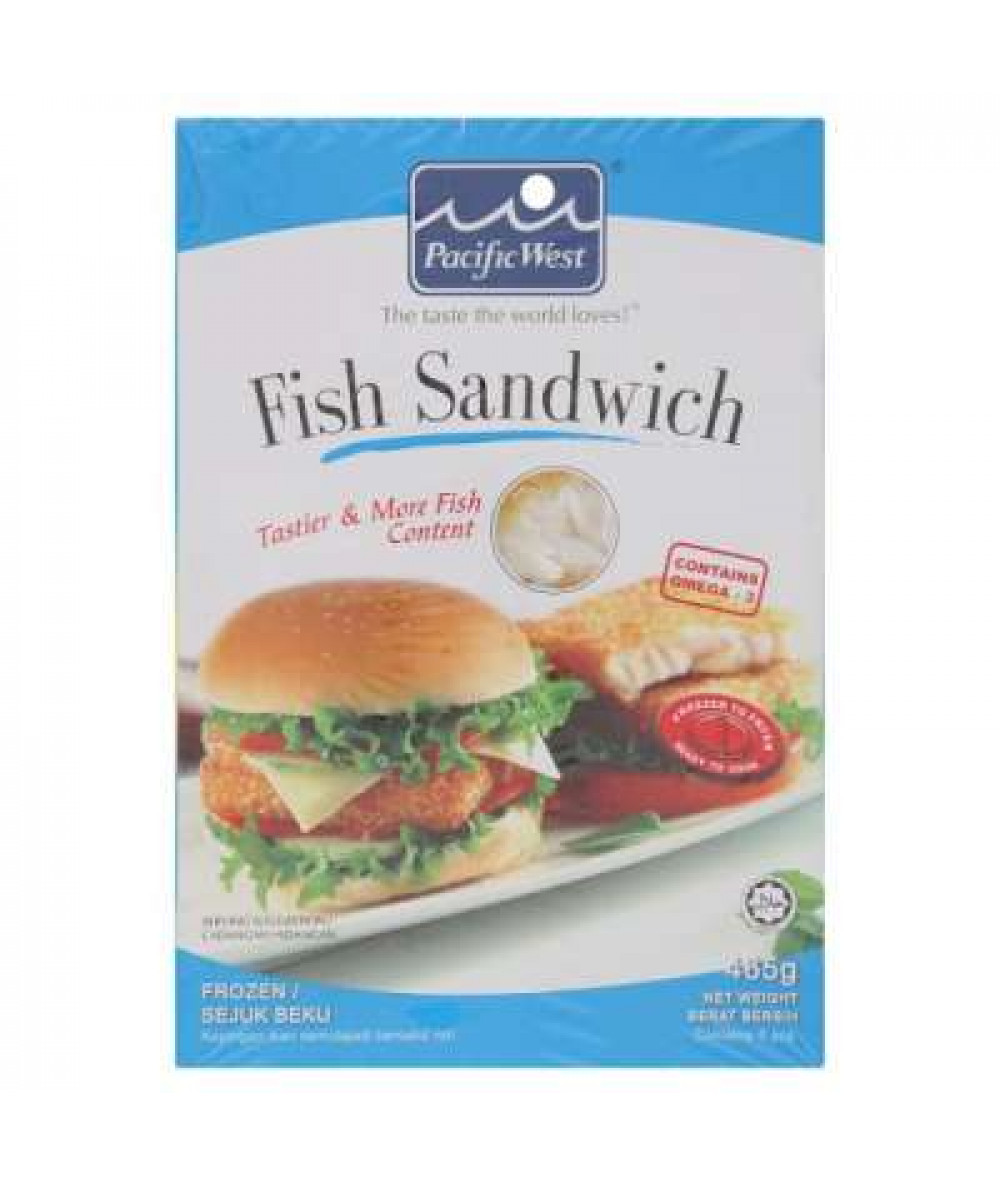 PW CRUMBED FISH SANDWICH 465G