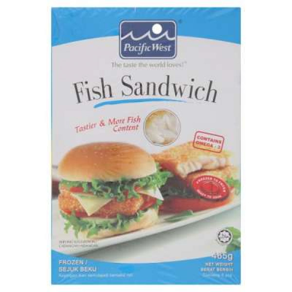 PW CRUMBED FISH SANDWICH 465G