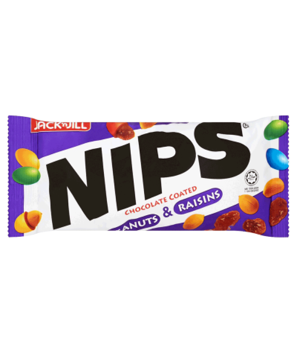 NIPS PEANUT RAISIN 85G