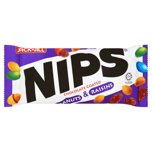 NIPS PEANUT RAISIN 85G