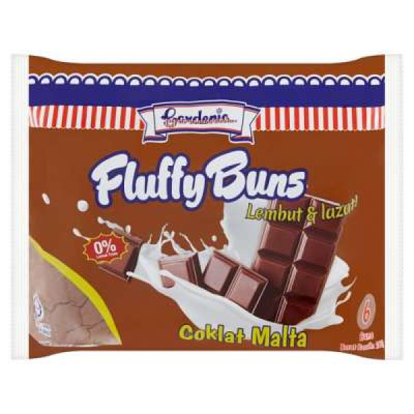 GARDENIA 6 FLUFFY BUNS CHOCOLATE MALTA