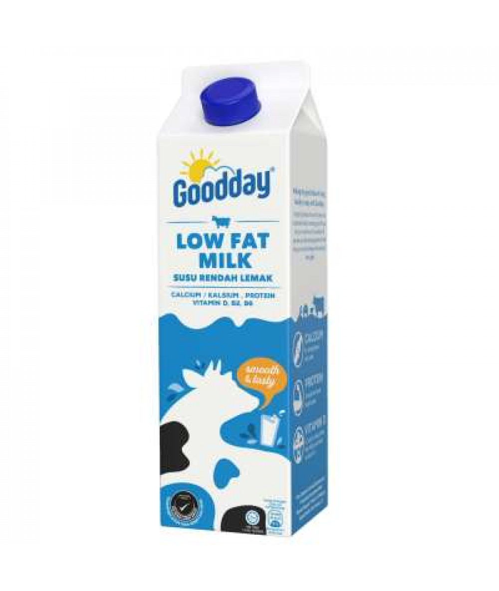 GOODDAY PASTEURISED MILK LOW FAT MILK 1L