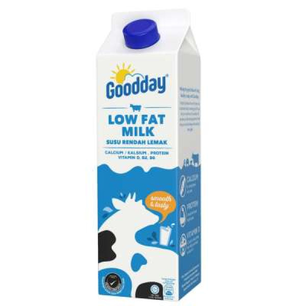 GOODDAY PASTEURISED MILK LOW FAT MILK 1L