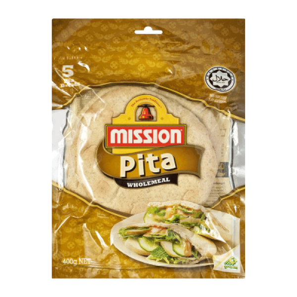 MISSION PITA WHOLEMEAL 5S