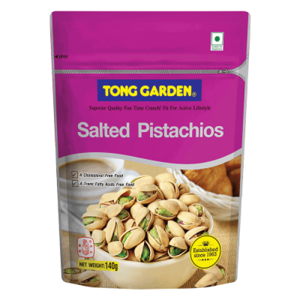 TG SALTED PISTACHIOS 140G