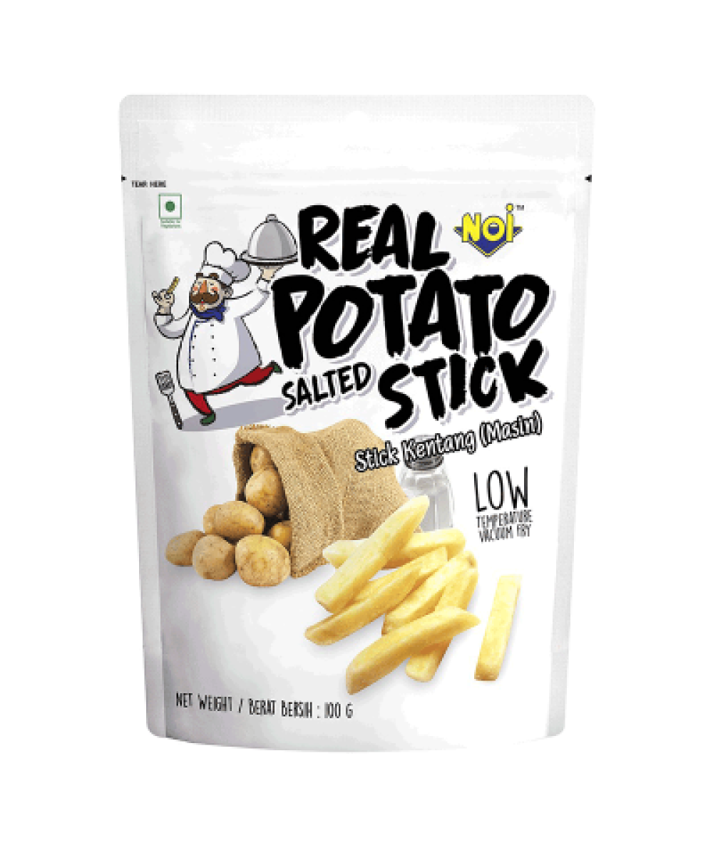 NO 1 REAL POTATO STICK SALTED 100G