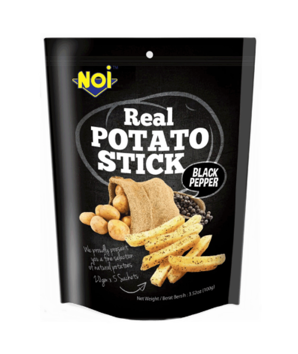 NO 1 REAL POTATO STICK BLACK PEPPER 100G