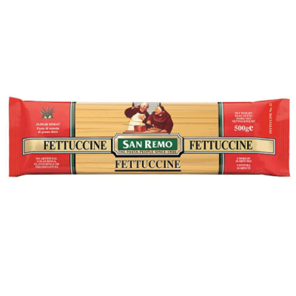 SAN REMO PLAIN FETTUCCINE 500G