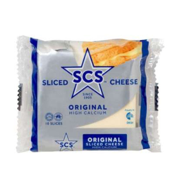 SCS SLICE CHEESE ORIGINAL 200G