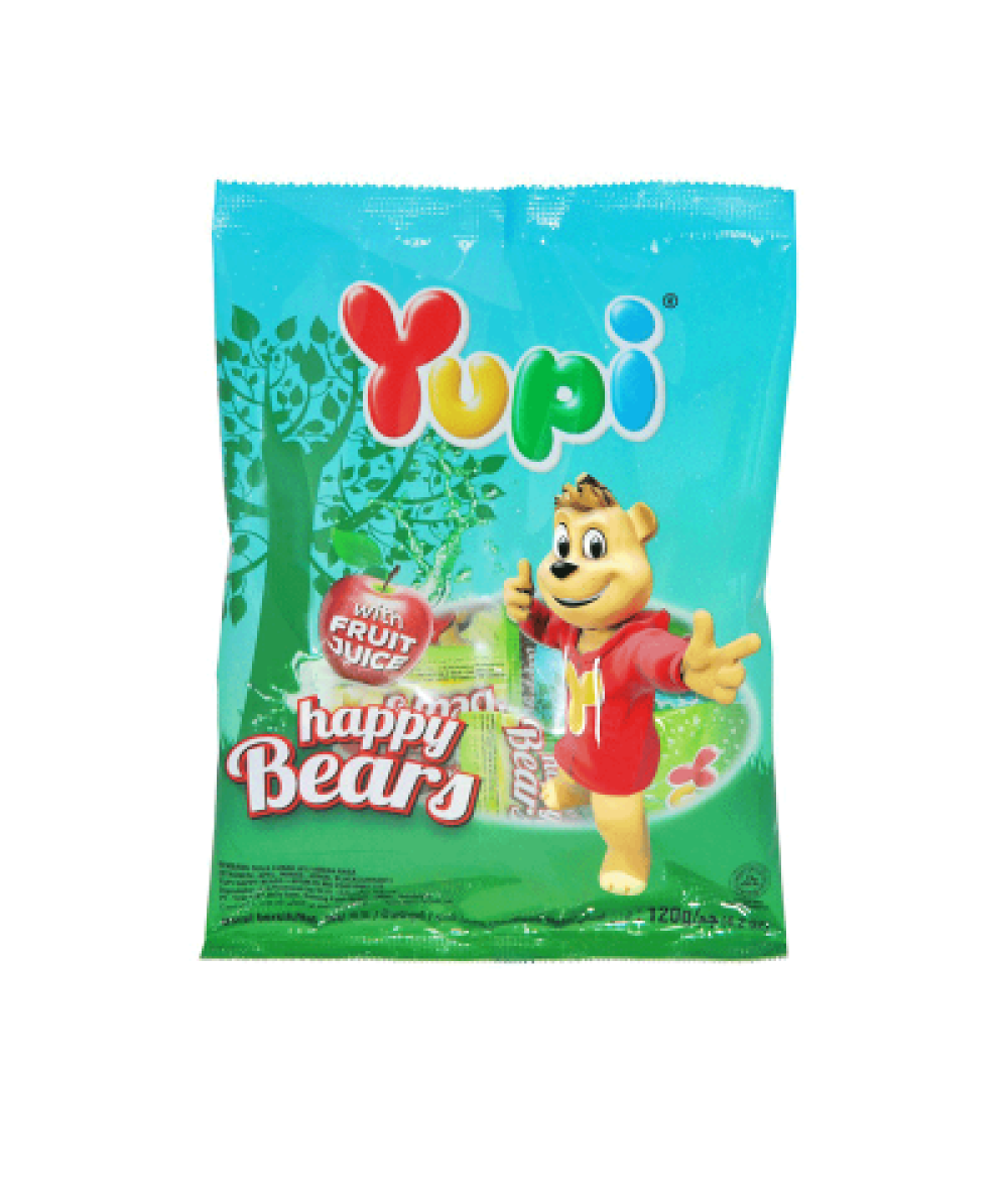 YUPI HAPPY BEARS 120G