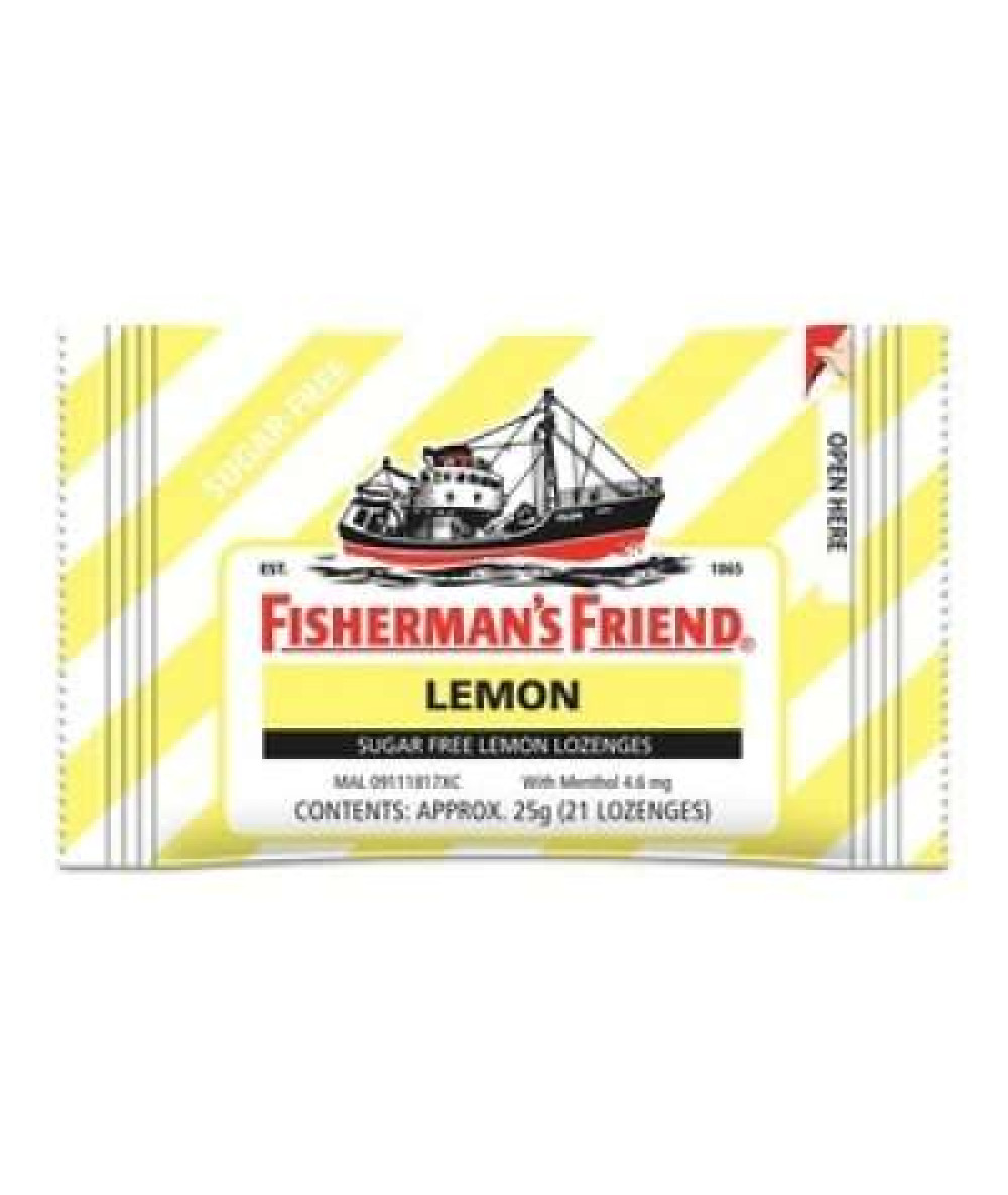 FISHERMAN'S SUGAR FREE LEMON 25G