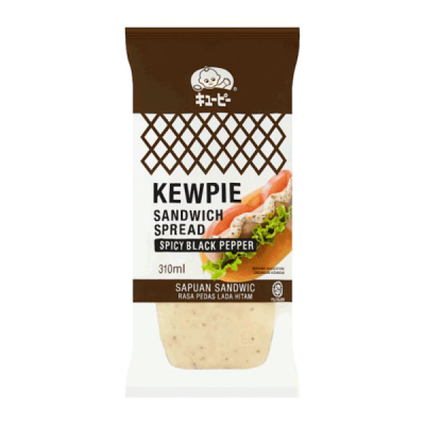 KEWPIE SANDWICH SPREAD BLACK PEPPER