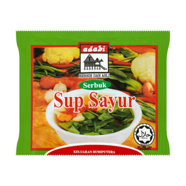 ADABI SERBUK SUP SAYUR 20G