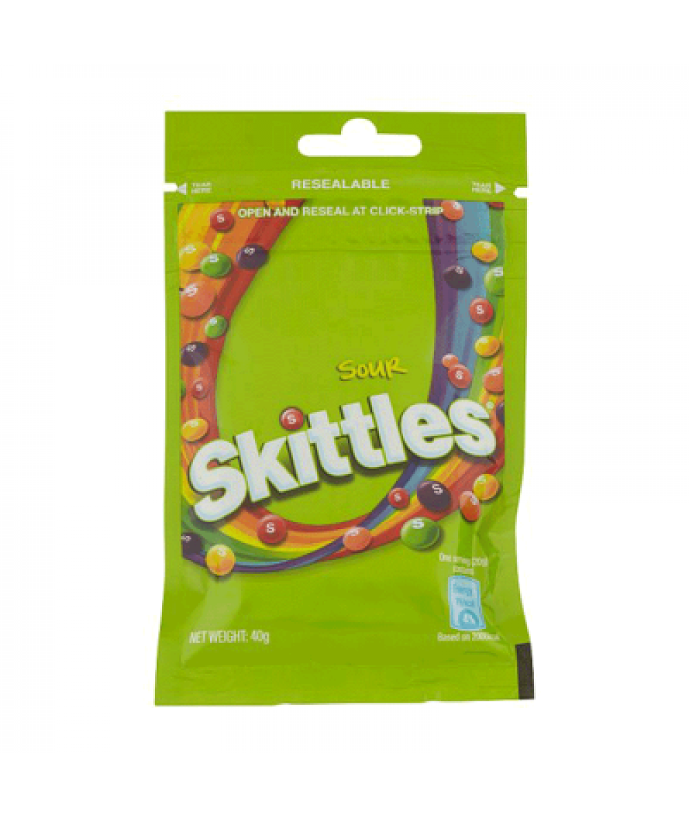 SKITTLES SOUR 40G