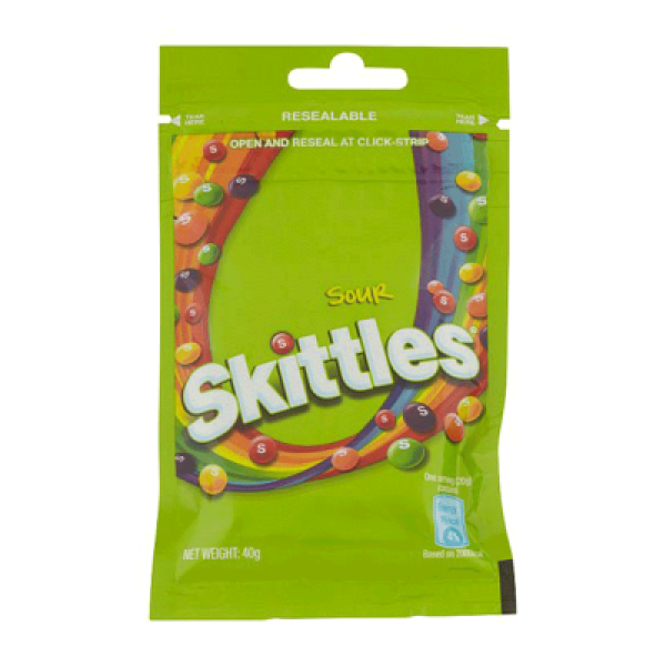 SKITTLES SOUR 40G