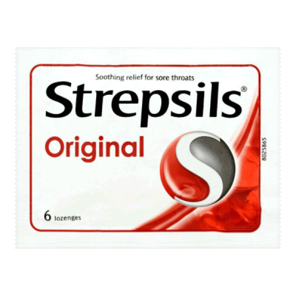 STREPSILS REGULAR LOZENGES 6S