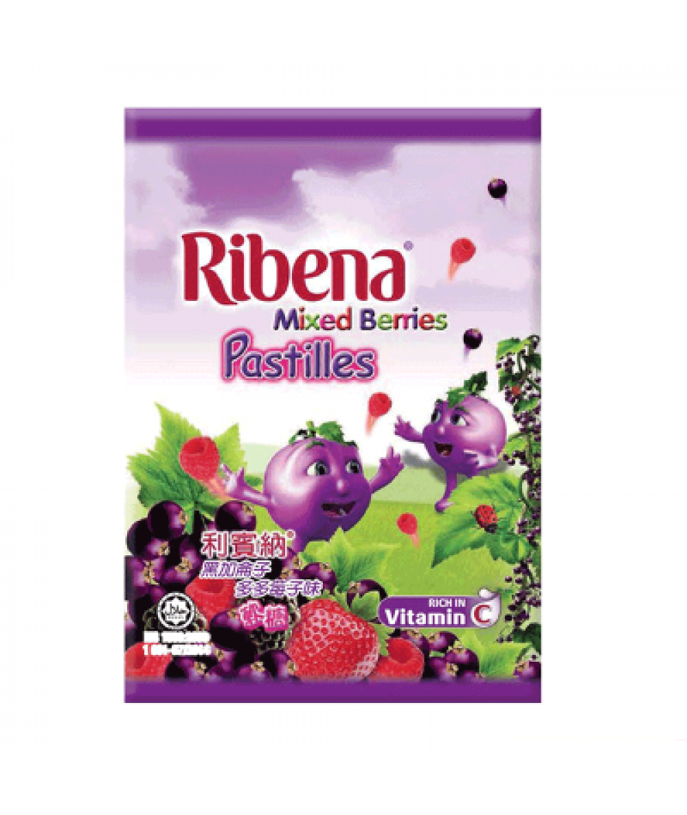 RIBENA SACHET PASTILLES MIX BERRIES 10G