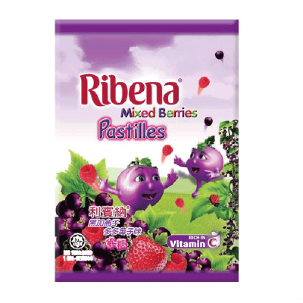 RIBENA SACHET PASTILLES MIX BERRIES 10G