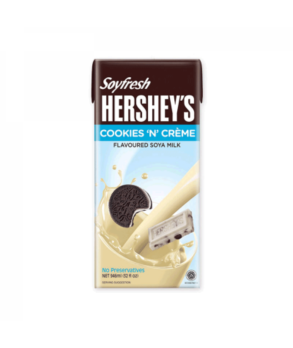 HERSHEY'S SOYFRESH COOKIE N CREME 946ML