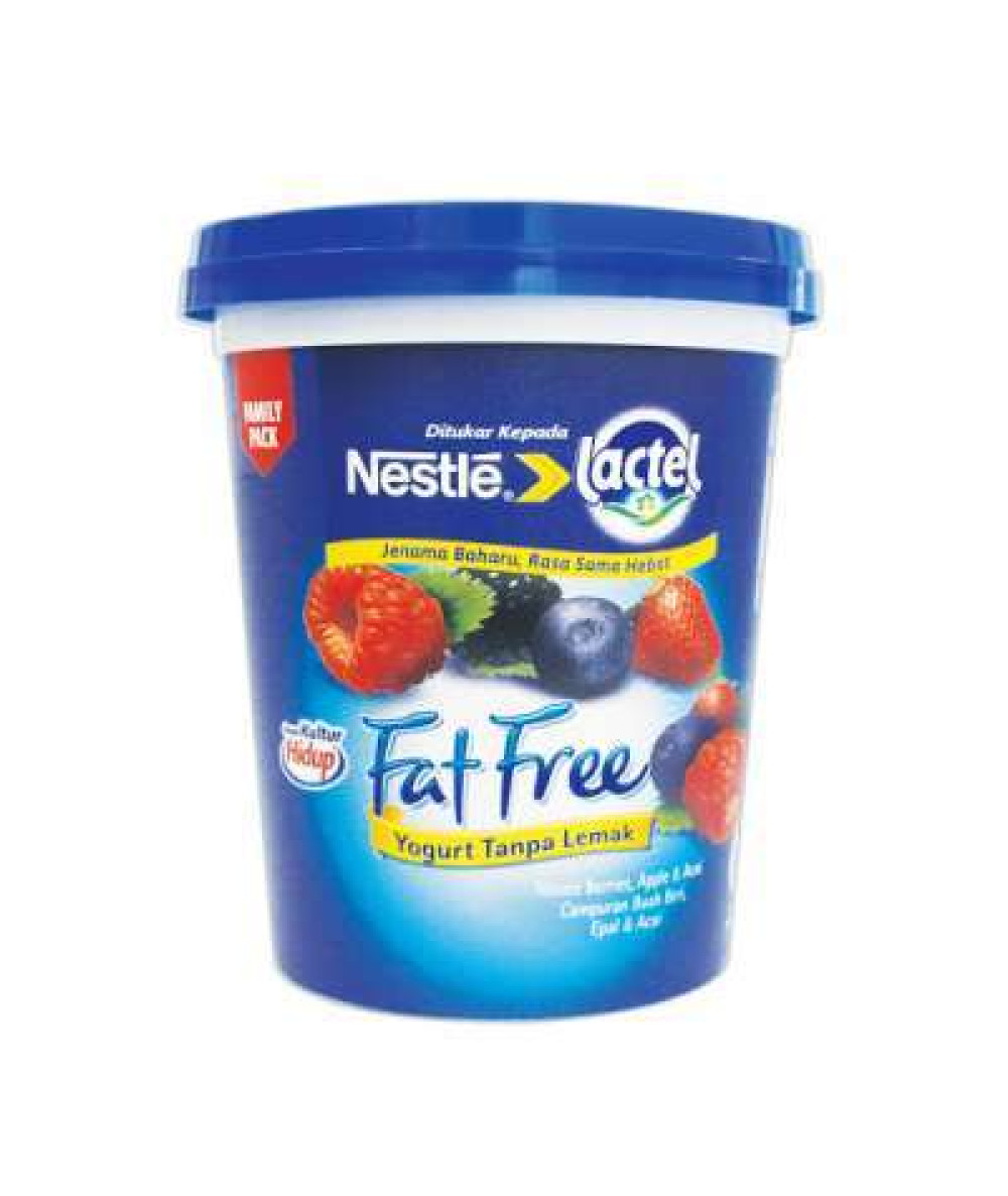 NESTLE LACTEL FATFREE YGT MIXED BERRY 470G