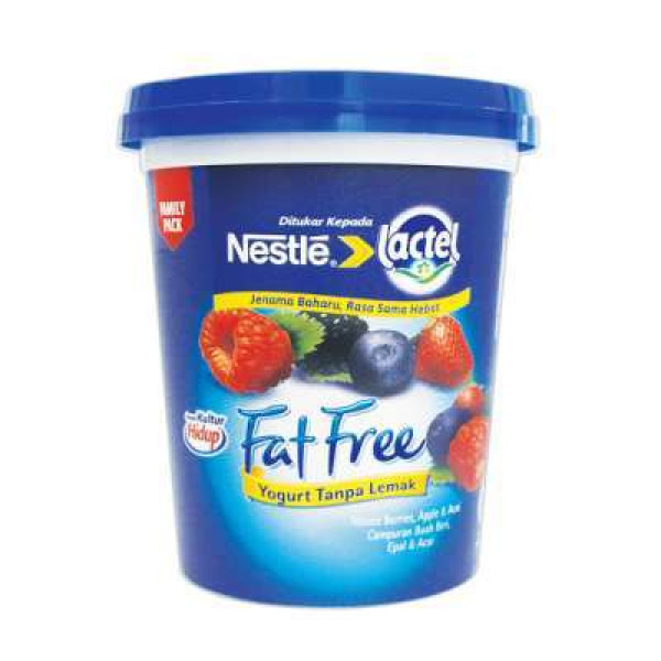 NESTLE LACTEL FATFREE YGT MIXED BERRY 470G