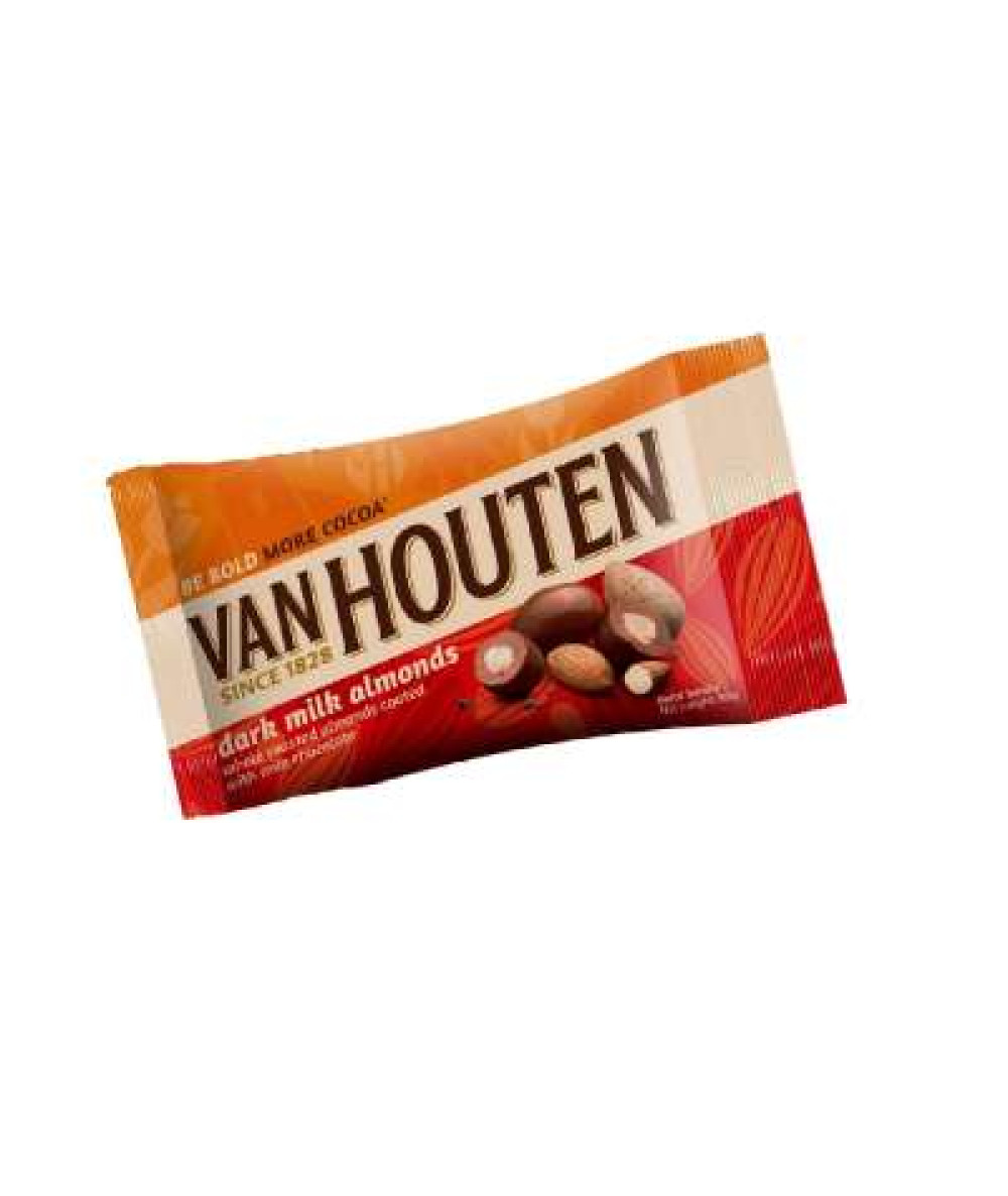 VAN HOUTEN DARK MILK RAISINS DRAGEES 80G