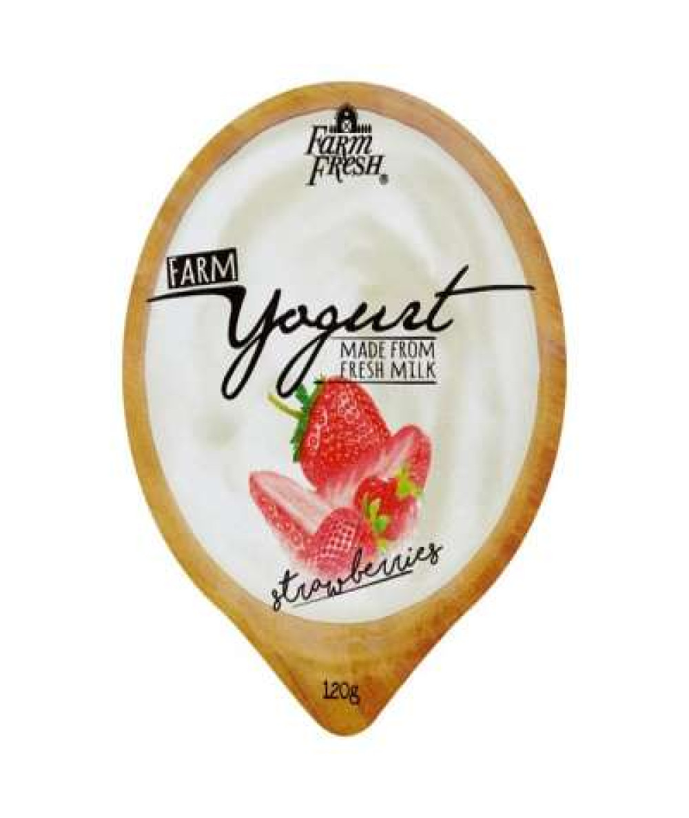 FARMFRESH YOGURT STRAWBERRIES 120G