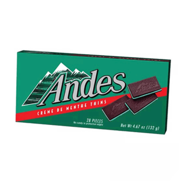 ANDES CREME DE MENTHE THINS 132G