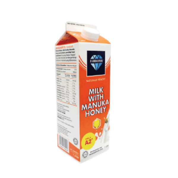 DIAMONDPURE MILK WITH MANUKA HONEY 1L