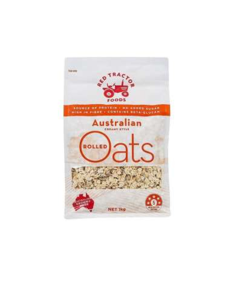 RED TRACTOR AUSTRAILIAN ROLLED OATS 1KG