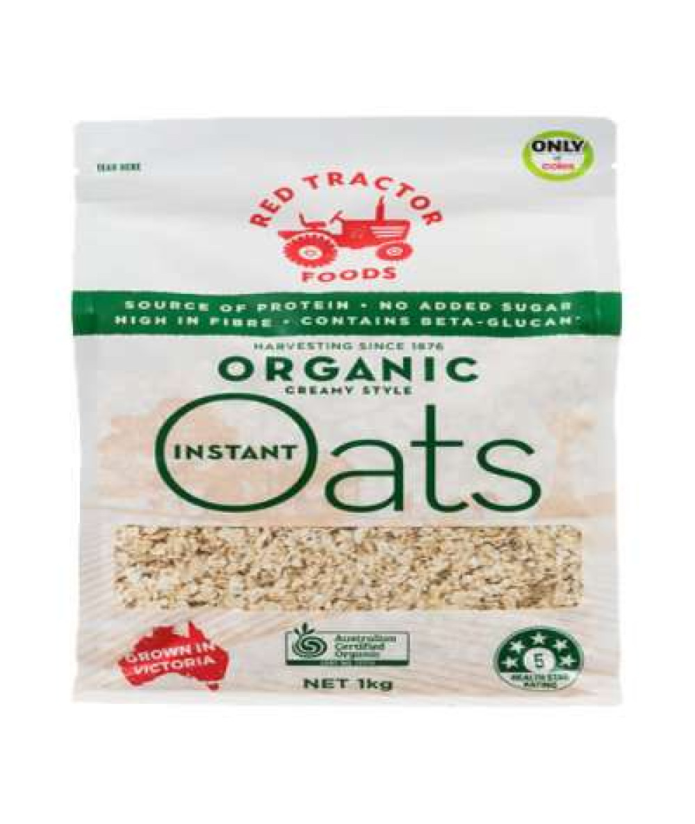 RED TRACTOR ORGANIC INSTANT OATS 1KG