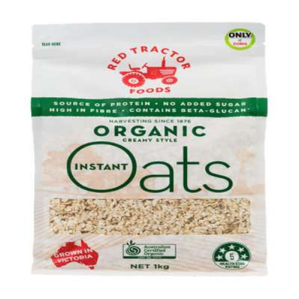 RED TRACTOR ORGANIC INSTANT OATS 1KG