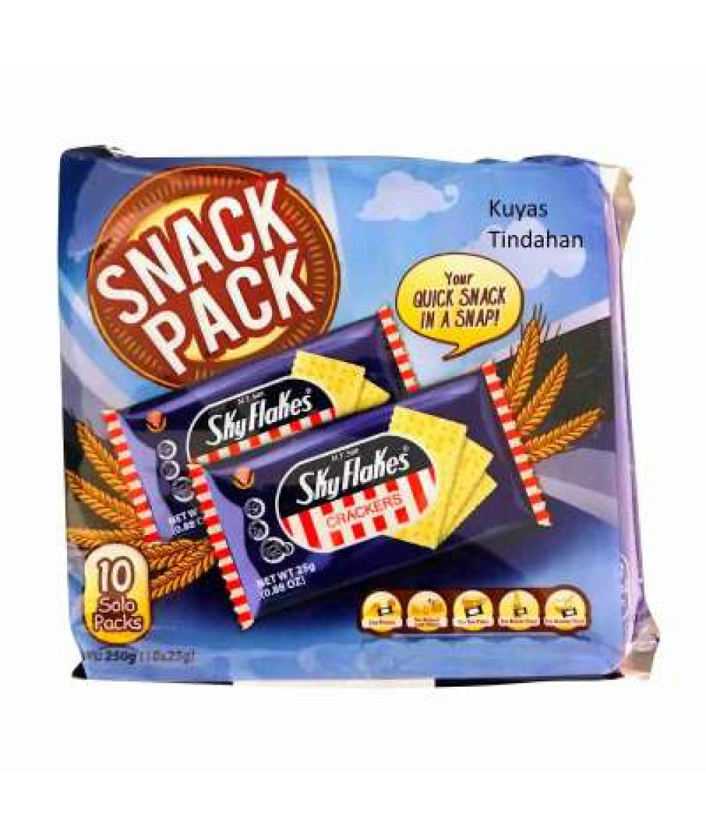 SKYFLAKES CRACKER SNACK PACK 250G