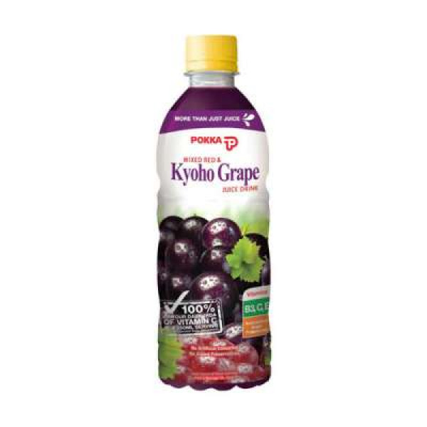 POKKA CHILLED MIXED RED & KYOHO GRAPE 500ML