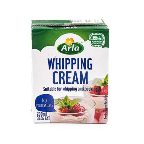 ARLA UHT DAIRY WHIPPING CREAM 200ML