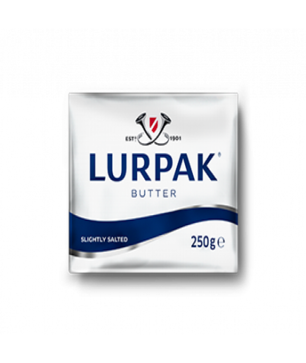 LURPAK BUTTER IN FOIL SALTED 250G