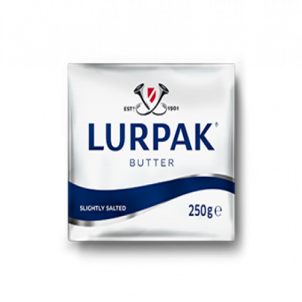 LURPAK BUTTER IN FOIL SALTED 250G