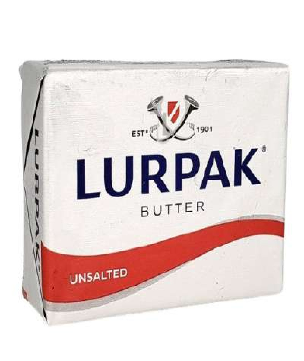 LURPAK BUTTER IN FOIL UNSALTED 250G