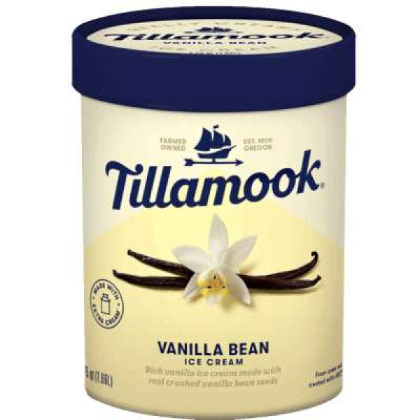 TILLAMOOK VANILLA BEAN 1.42L