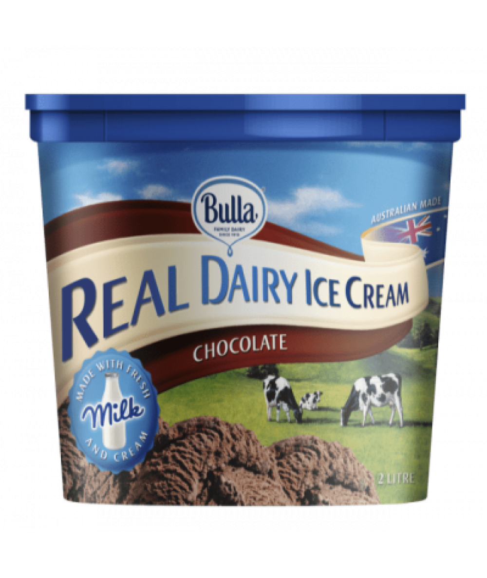 BULLA REAL DAIRY CHOCOLATE 2L