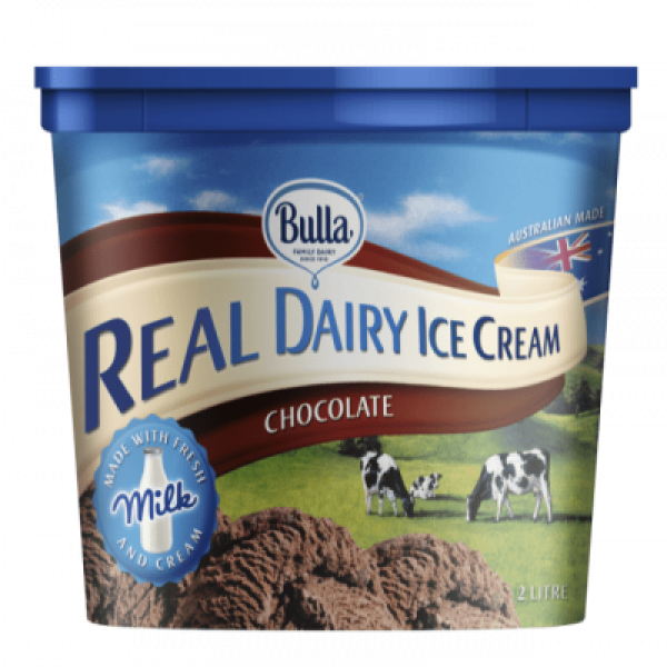 BULLA REAL DAIRY CHOCOLATE 2L