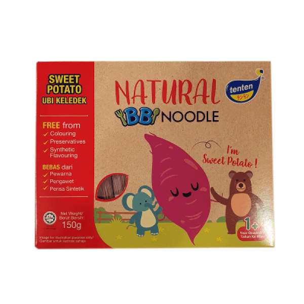 TENTEN NATURAL BABY NOODLE 150G SWEET POTATO