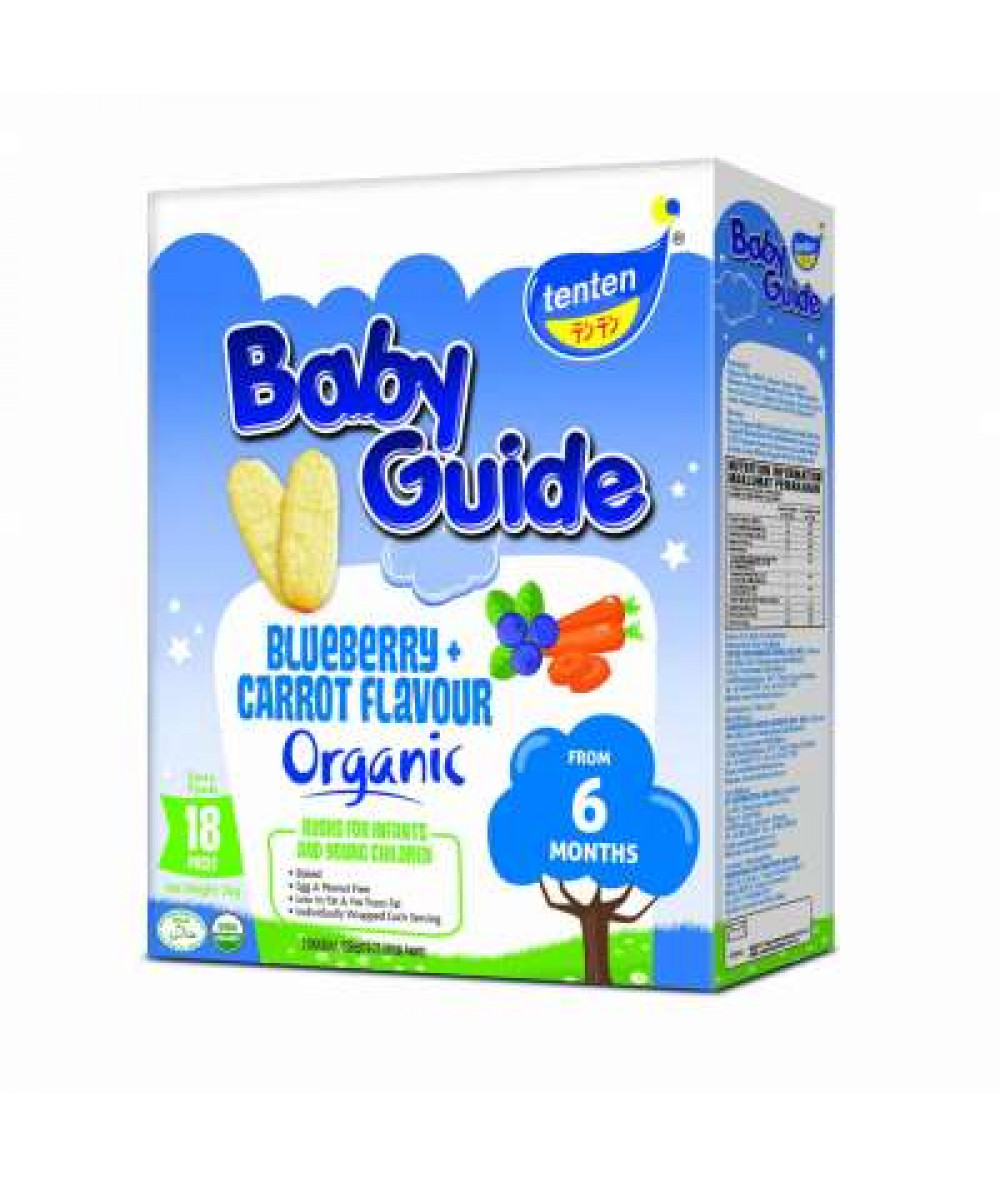 TENTEN BABY GUIDE ORGANIC 36G BLUEBERRY & CARROT