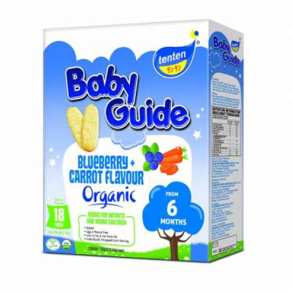 TENTEN BABY GUIDE ORGANIC 36G BLUEBERRY & CARROT